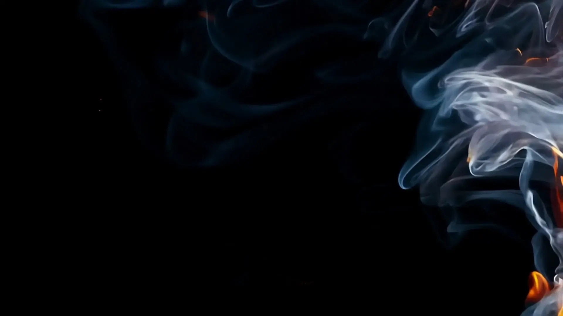 Dynamic Flame and Smoke Overlay for Dramatic Logo Animation